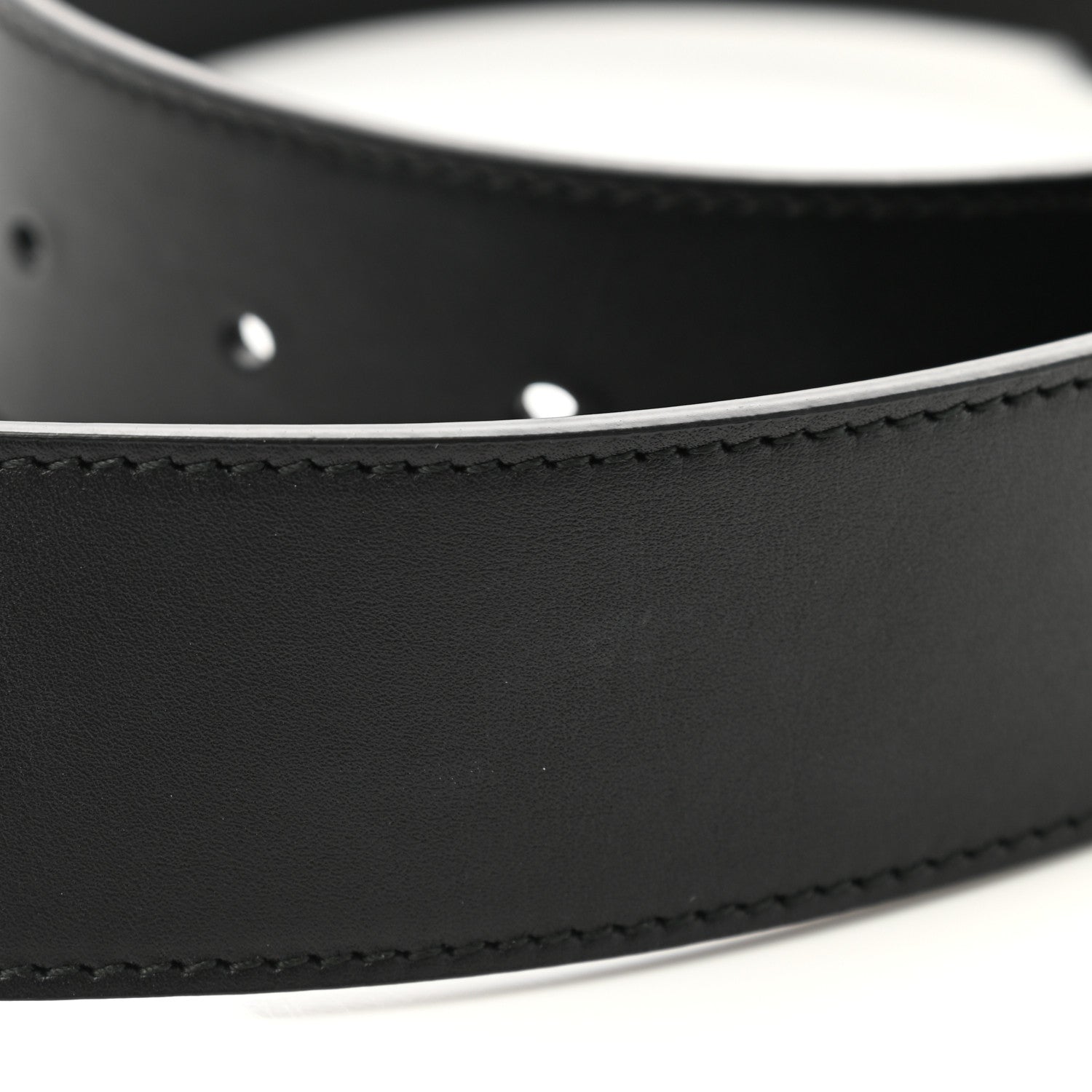 Gucci Calfskin Double G 40mm Belt 80 32 Black 7 of 10