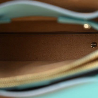 MCM Grained Calfskin Mini Milla Tote Oasis Green 6 of 16