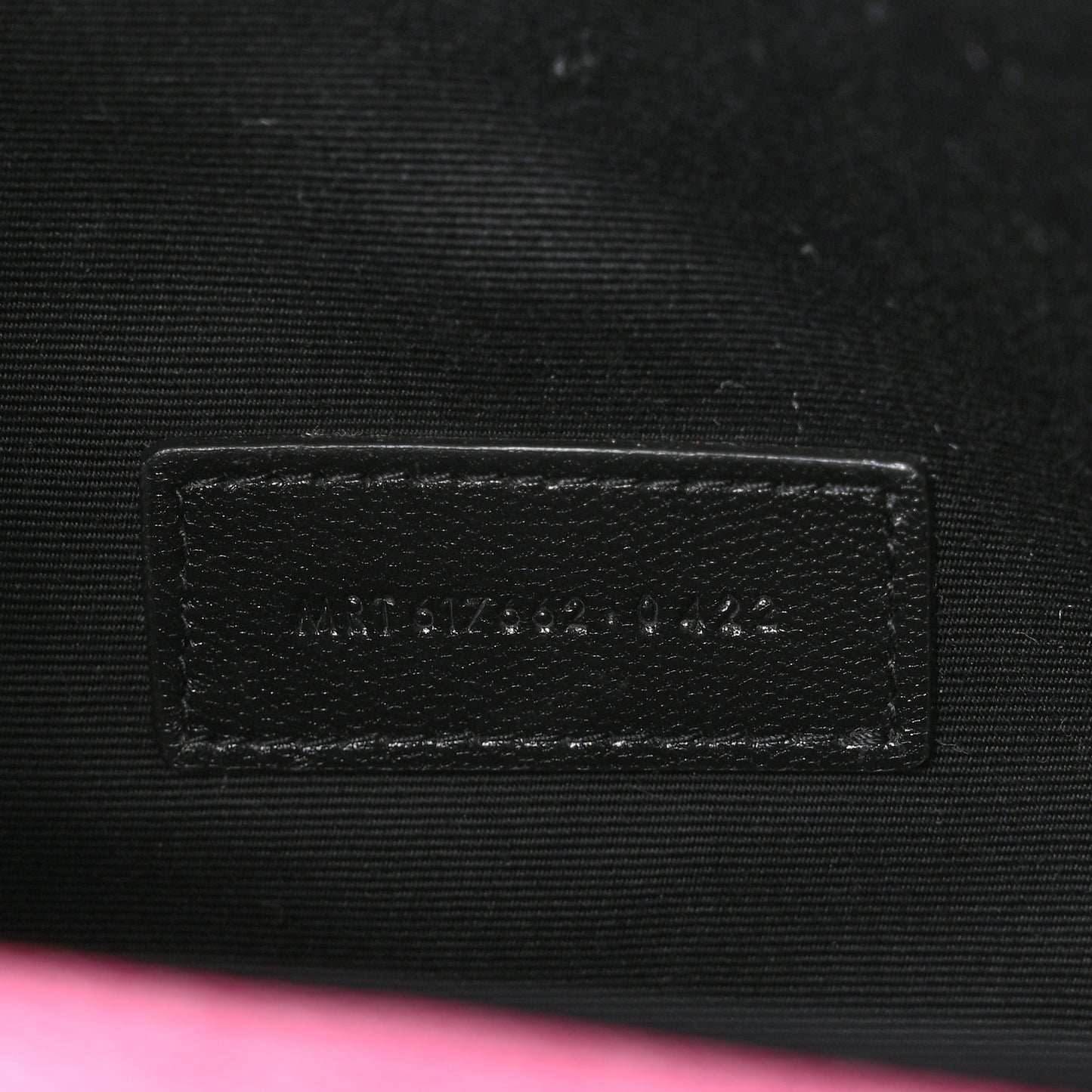 Grain De Poudre Matelasse Chevron Monogram Envelope Clutch Fuxia Couture