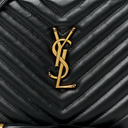 Saint Laurent Calfskin Matelasse Monogram Lou Camera Bag Black 8 of 11