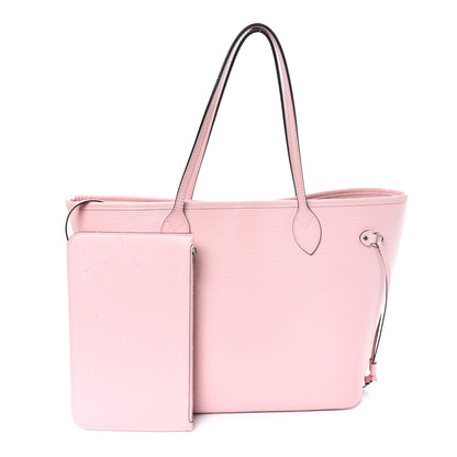 Louis Vuitton Epi Neverfull MM  Rose Ballerine 3 of 10