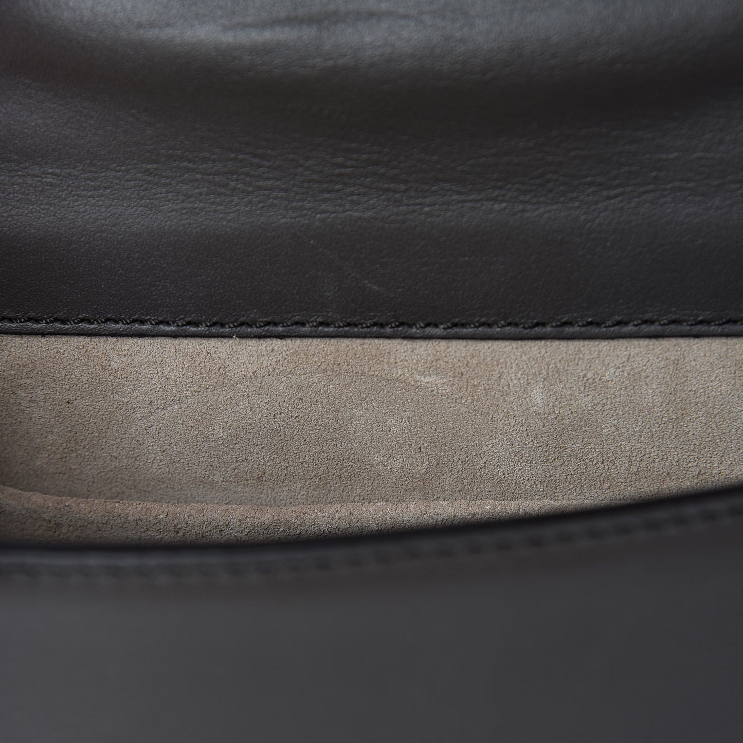 Suede Calfskin Crocodile Embossed Small Nile Bracelet Bag Profound Brown