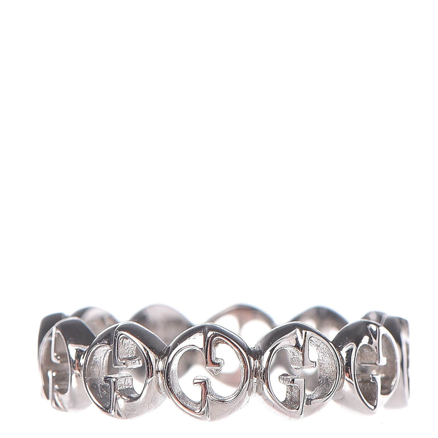 18K White Gold 5mm 1973 Band Ring 50 5.25