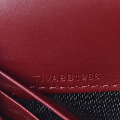 Burberry Grainy Calfskin Henley Wallet On Chain Burgundy 10 of 12
