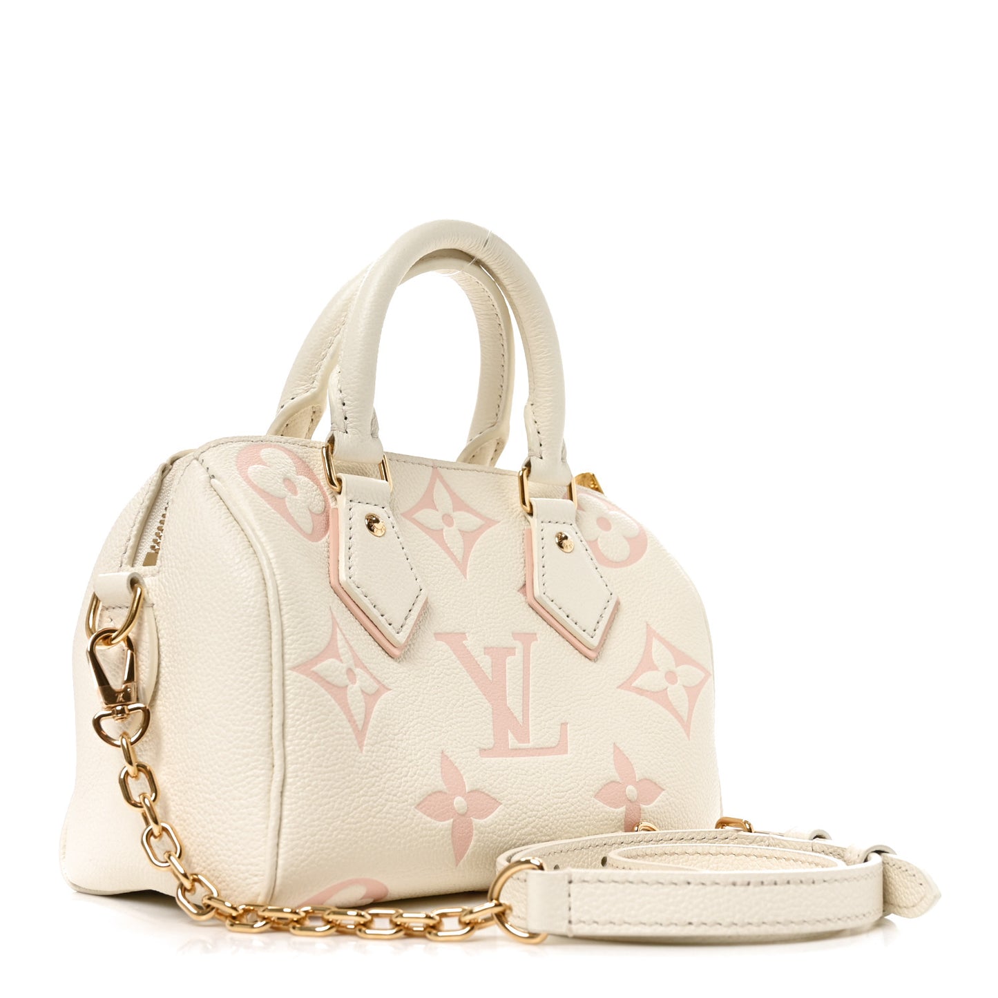Empreinte Monogram Giant Speedy Bandouliere 20 Latte Chamallow
