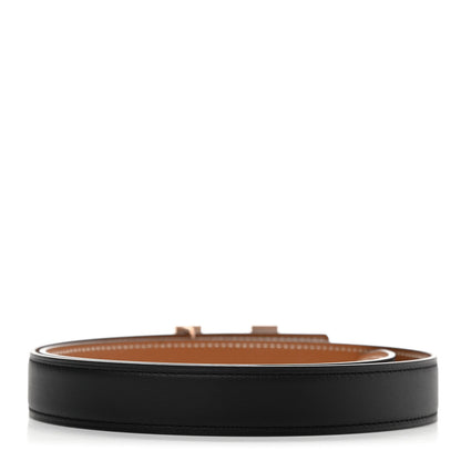 Hermes Swift Epsom 24mm Mini Constance H Belt 75 Black Gold 2 of 6