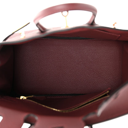 Hermes Togo Birkin 25 Rouge H 5 of 11