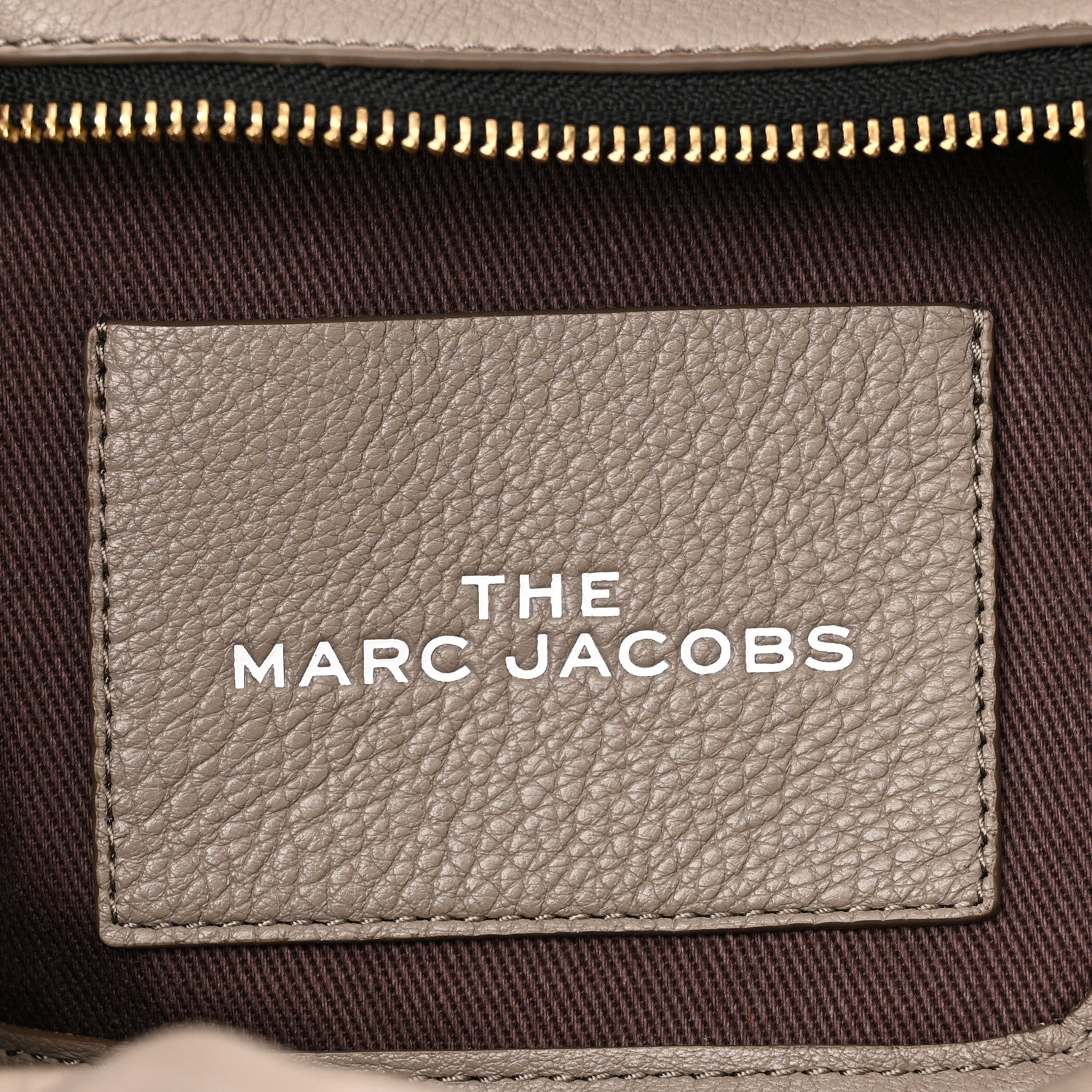Marc Jacobs Grained Calfskin Small The Tote Bag Taupe 6 of 11