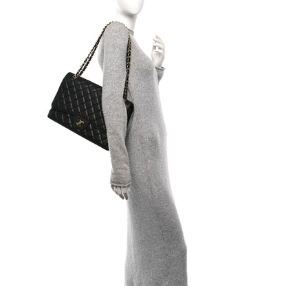 Chanel Caviar Maxi Single Flap Black 2 of 10