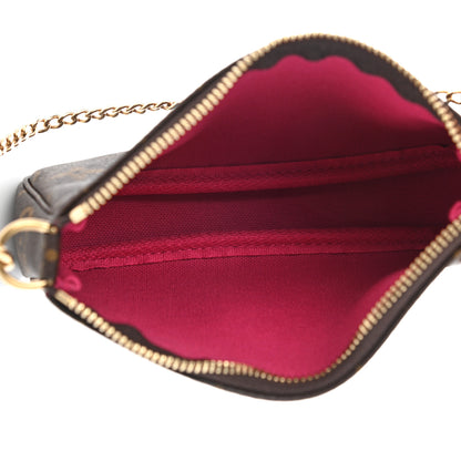 Louis Vuitton Monogram 2020 Christmas Animation Roller Coaster Mini Pochette Accessories Pivoine 5 of 8