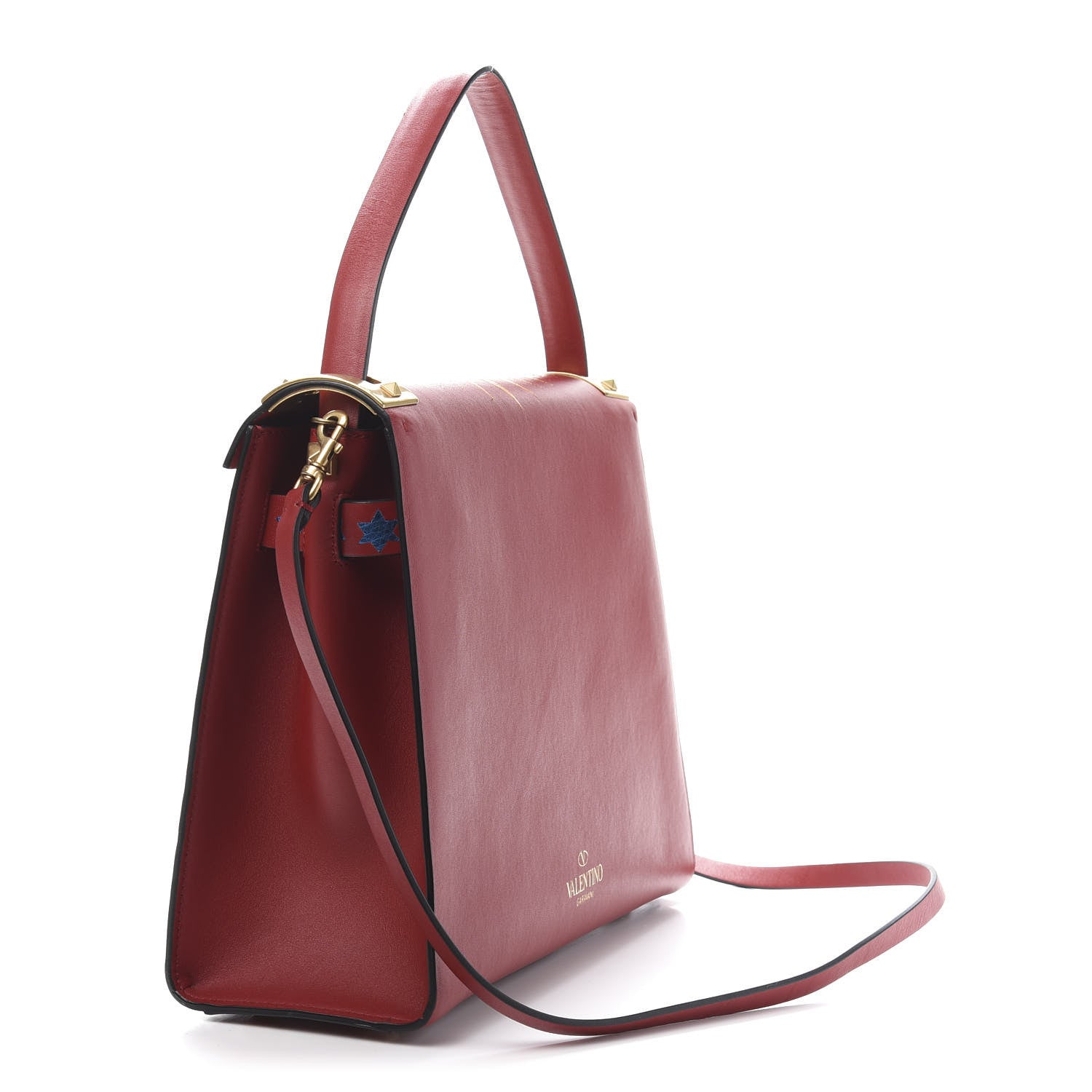 Valentino Garavani Calfskin Enchanted Wonderland My Rockstud Frame Bag Rosso Valentino 3 of 14