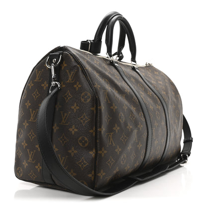 Louis Vuitton Monogram Macassar Keepall Bandouliere 45 2 of 8