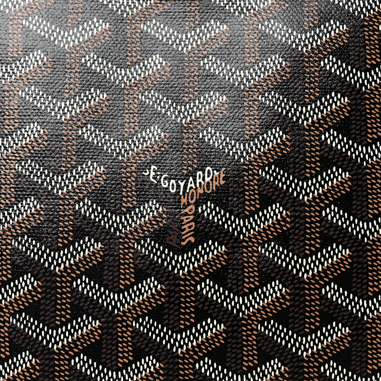 Goyard Goyardine Conti Pouch Burgundy Black 7 of 7