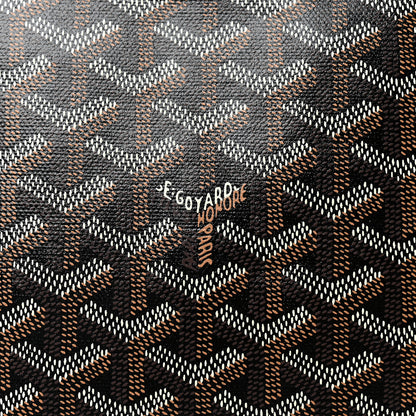 Goyard Goyardine Conti Pouch Burgundy Black 7 of 7