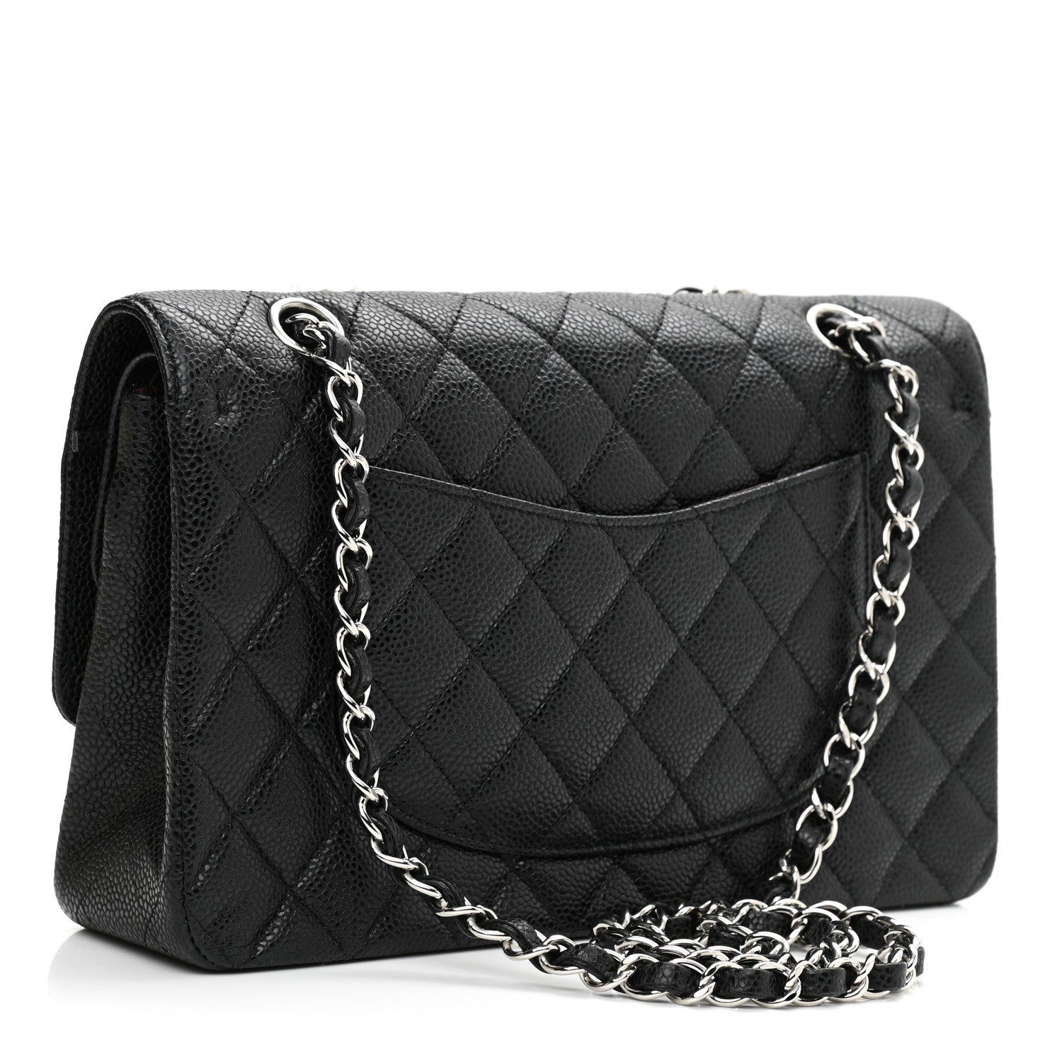 Chanel Caviar Quilted Medium Double Flap Black 3 of 9
