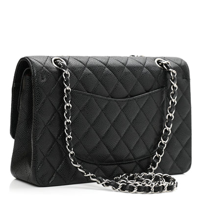 Chanel Caviar Quilted Medium Double Flap Black 3 of 9