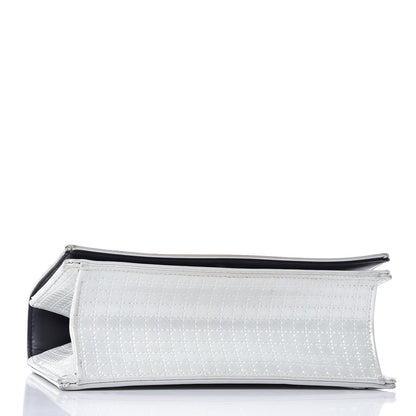 Christian Dior Patent Micro-Cannage Small Diorama Flap Bag White 4 of 16