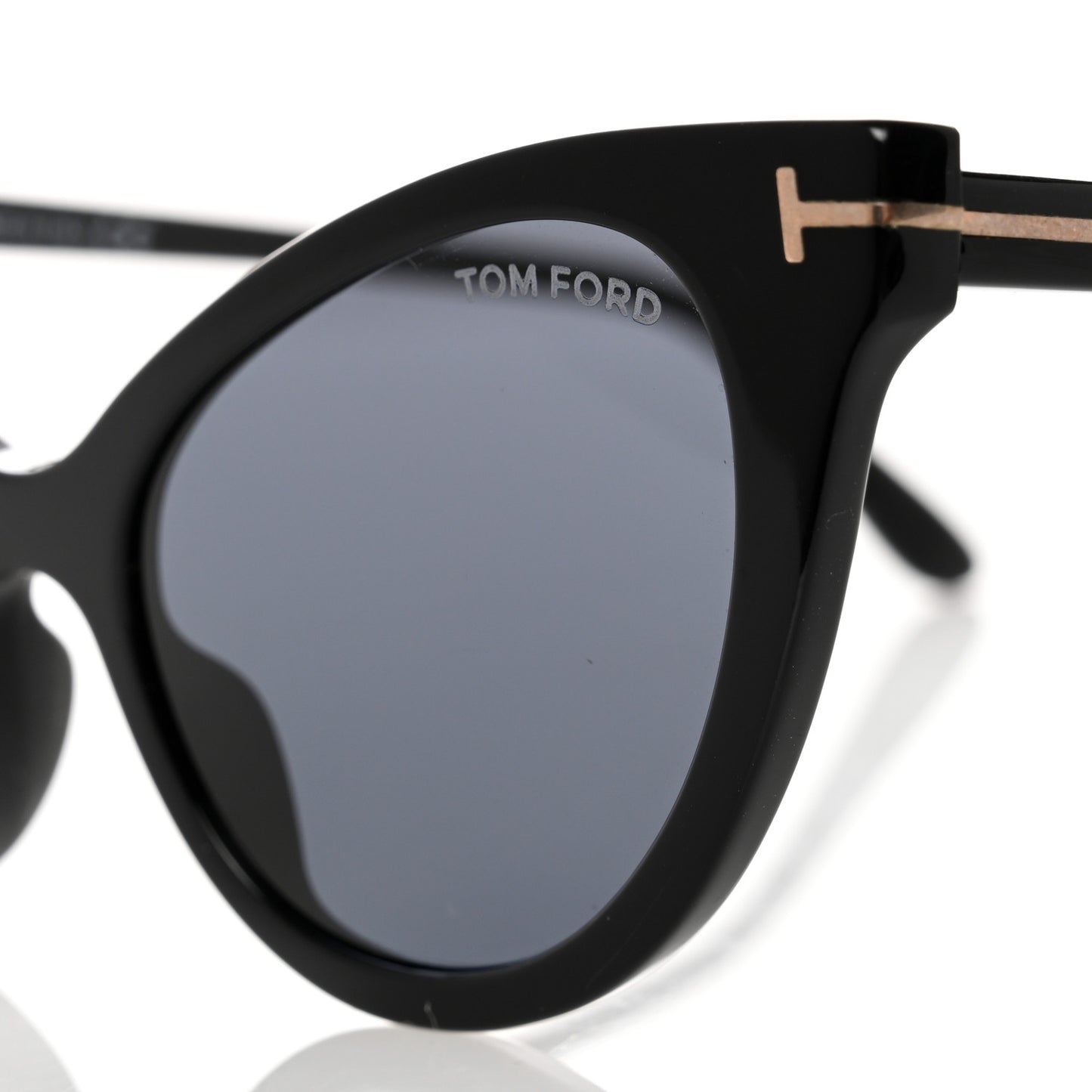 Evelyn-02 TF820 Cat Eye Sunglasses Black