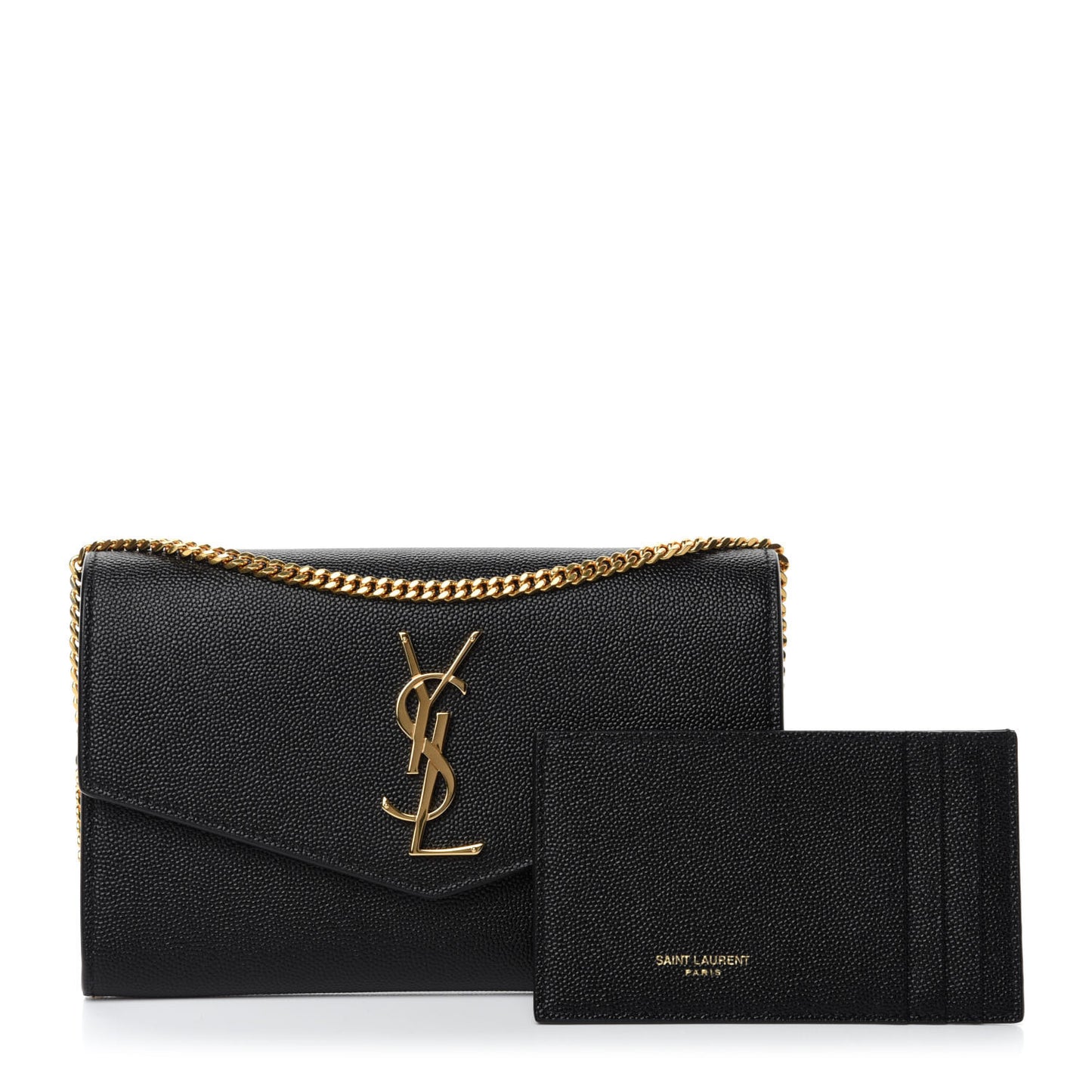 Grain De Poudre Uptown Chain Wallet Black