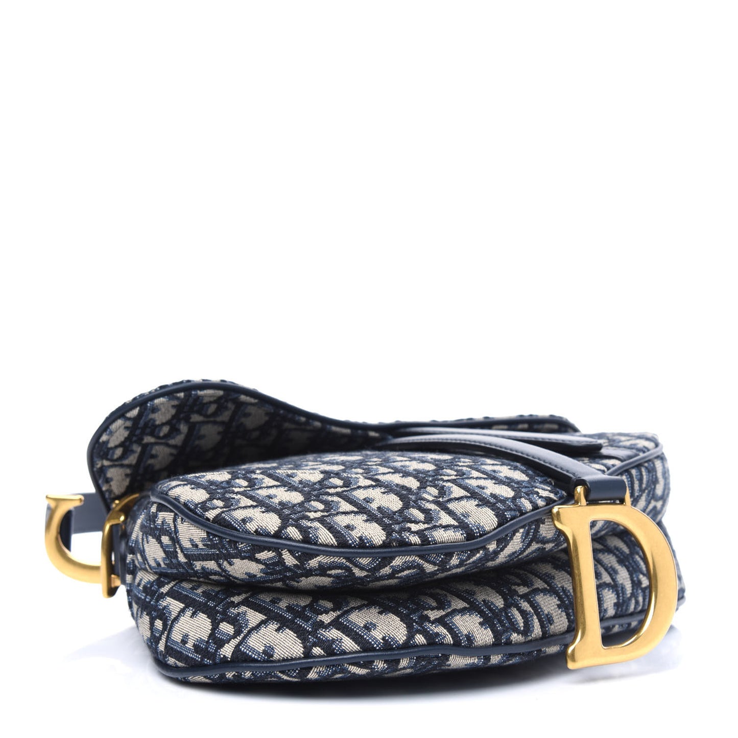 Oblique Saddle Bag Blue