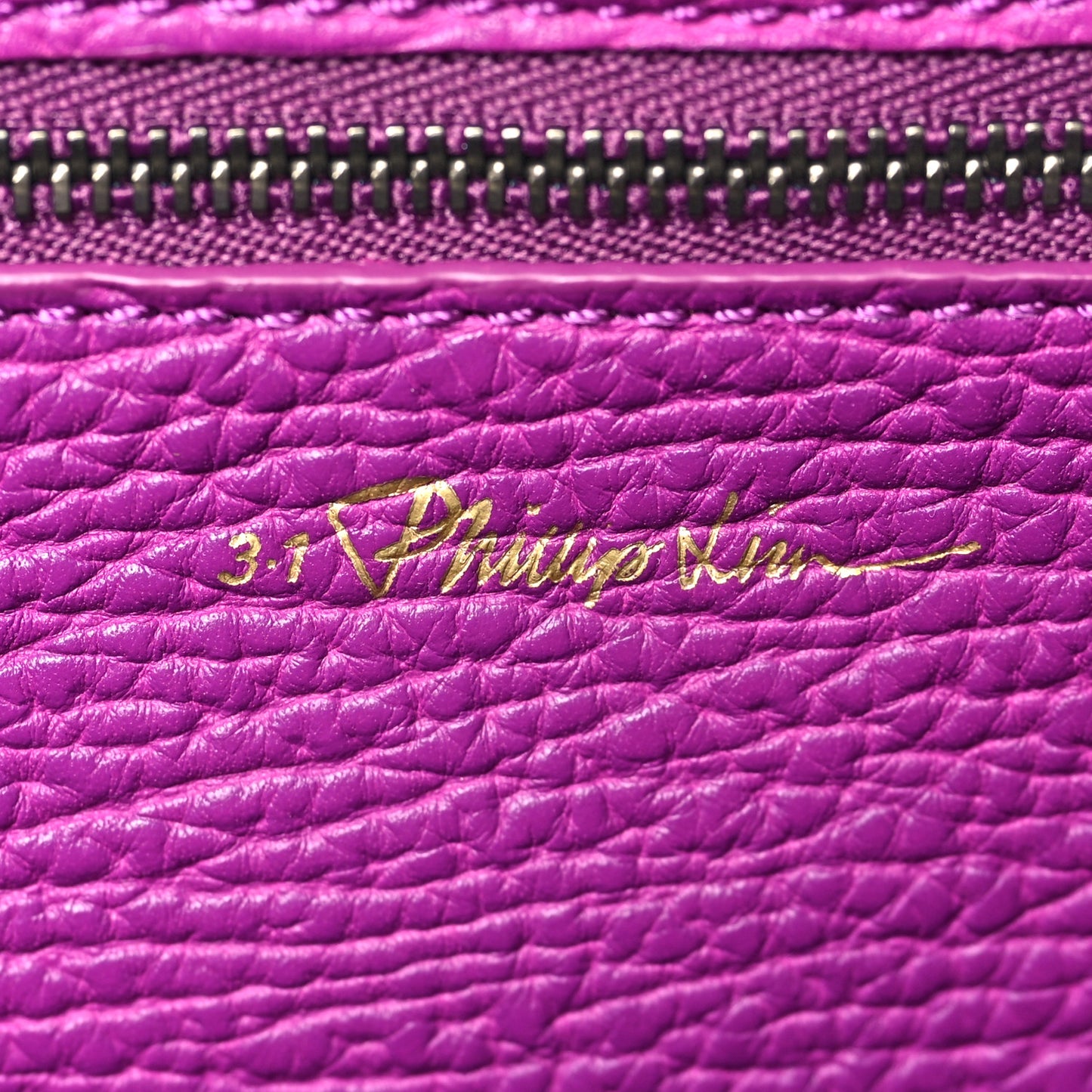 Textured Calfskin Medium Pashli Satchel Orchid