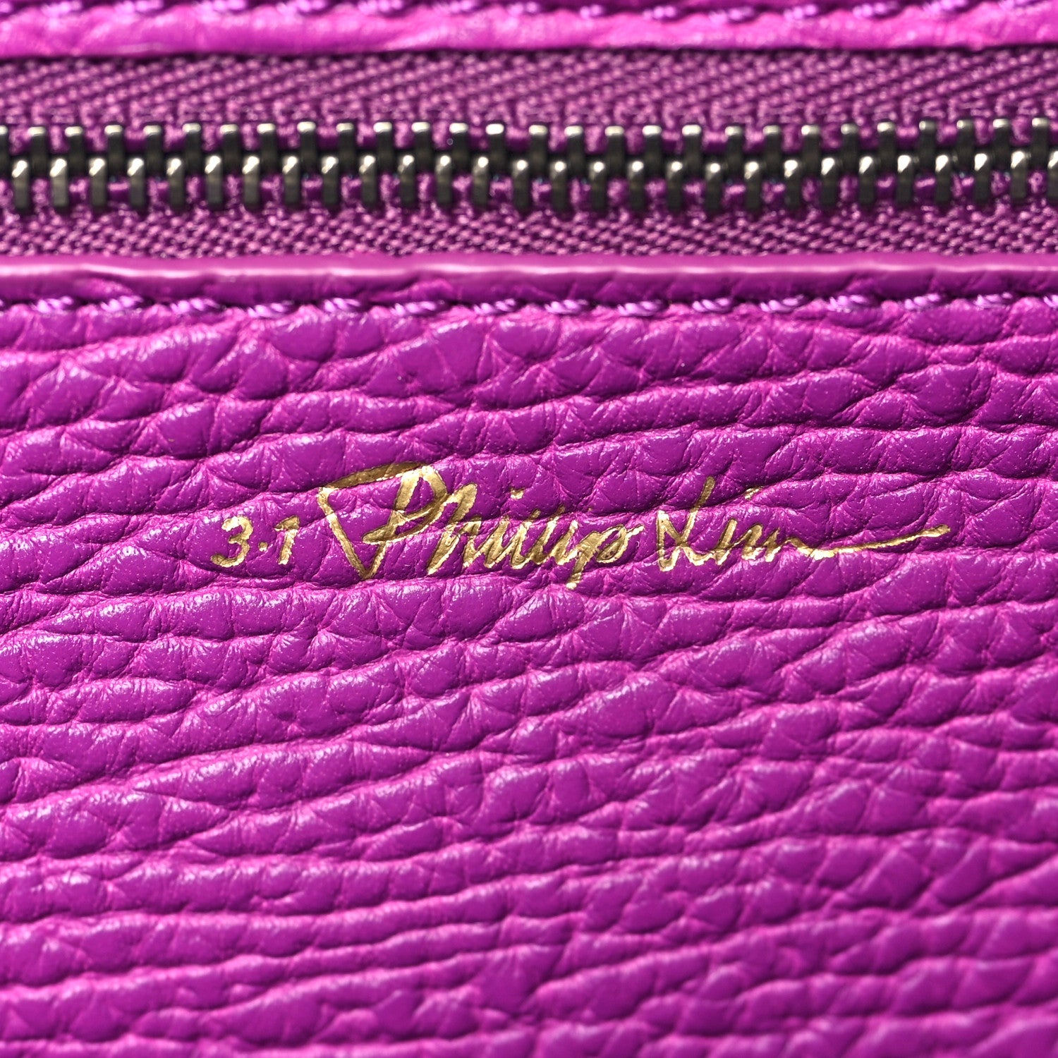 3.1 Phillip Lim Textured Calfskin Medium Pashli Satchel Orchid 6 of 9