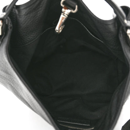 Burberry Calfskin Studded Medium Susanna Hobo Black 4 of 8