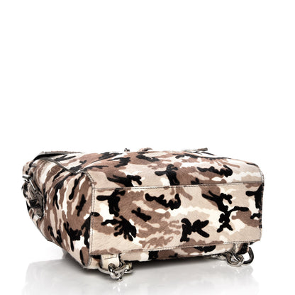 Mulberry Calf Hair Camo Cara Delevingne Mini Backpack Beige 4 of 7