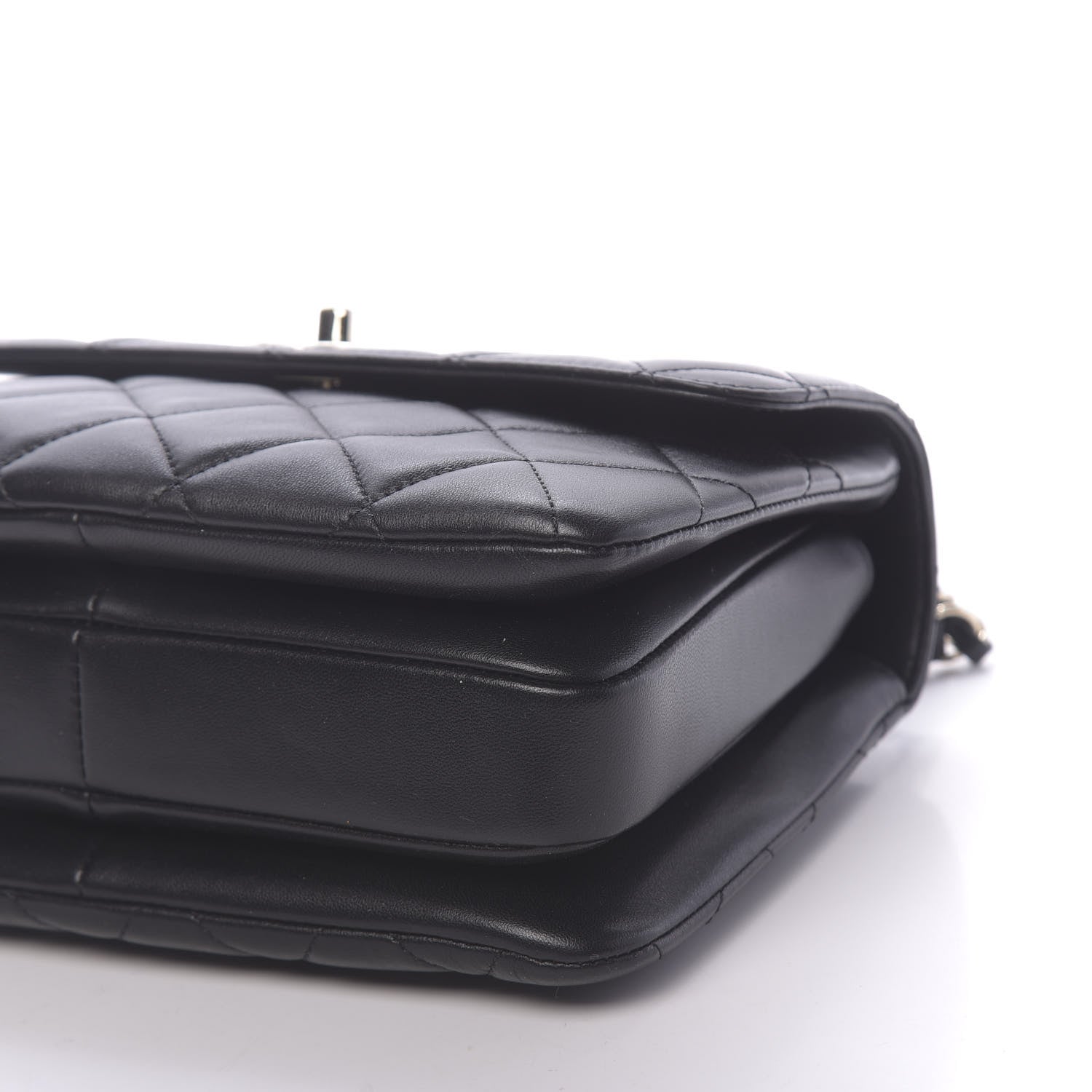 Chanel Lambskin Quilted Small Trendy CC Dual Handle Flap Bag Black 9 of 11