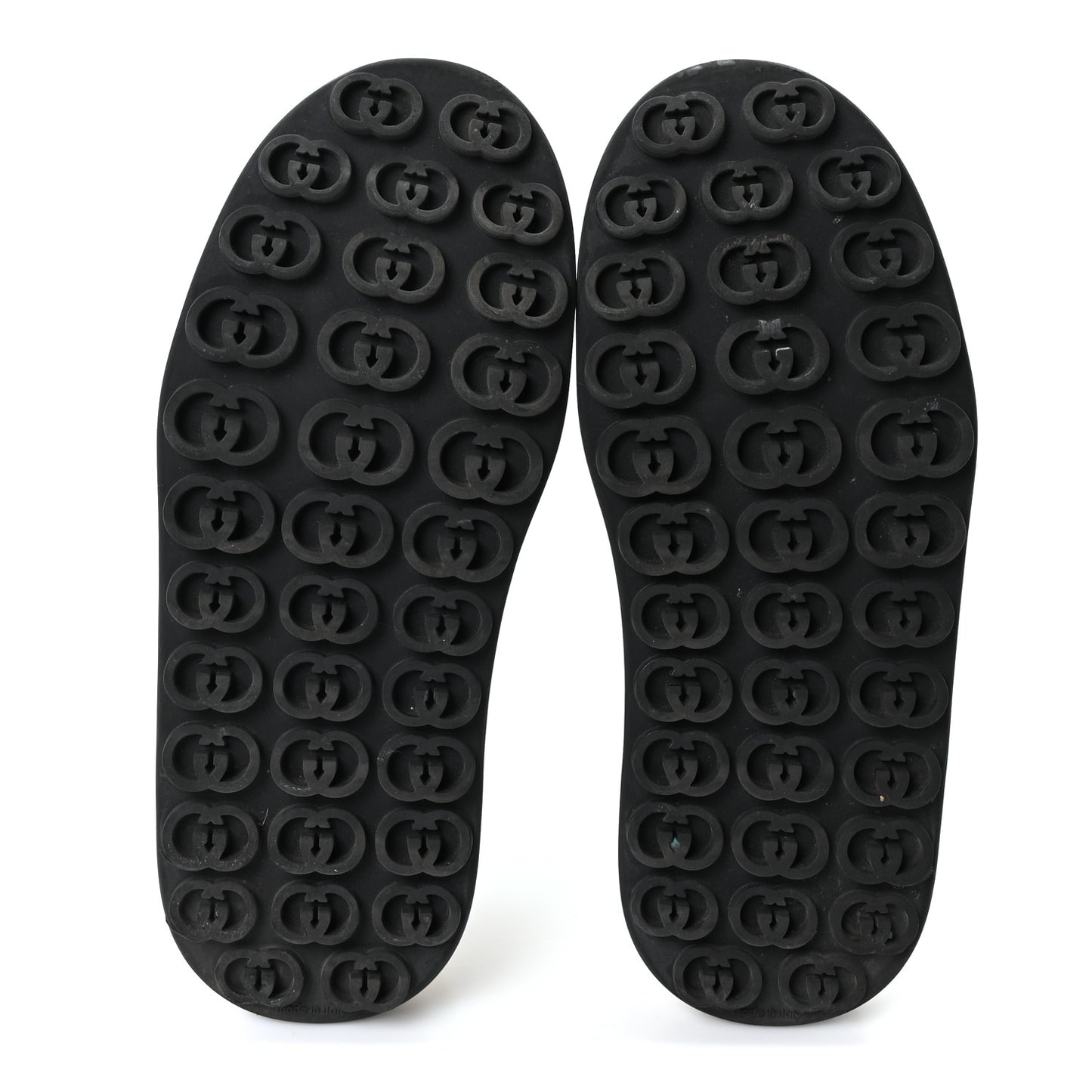 GG Monogram Jacquard Womens 1977 Tennis Platform 52mm Sneakers 36.5 Black Mystic White