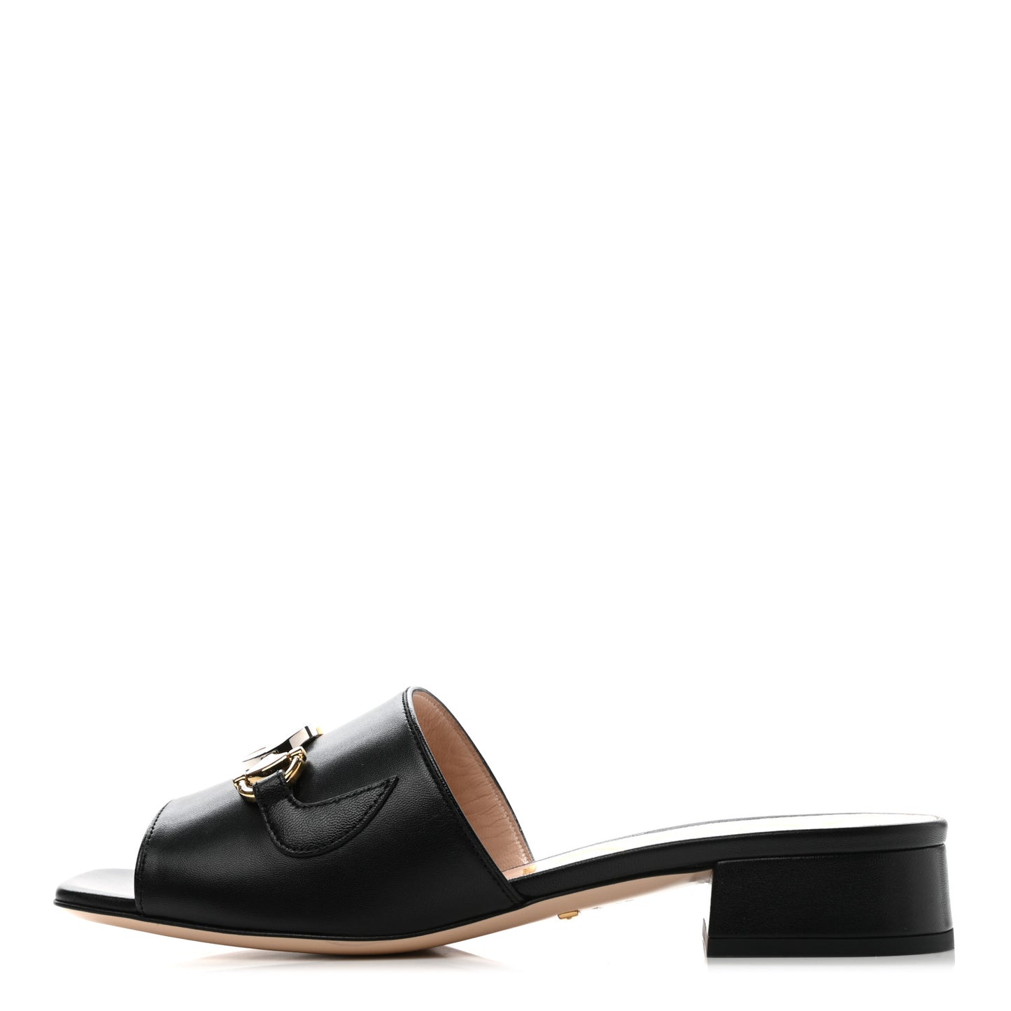 Malaga Kid Zumi Mid Heel Slide Sandals 36.5 Black