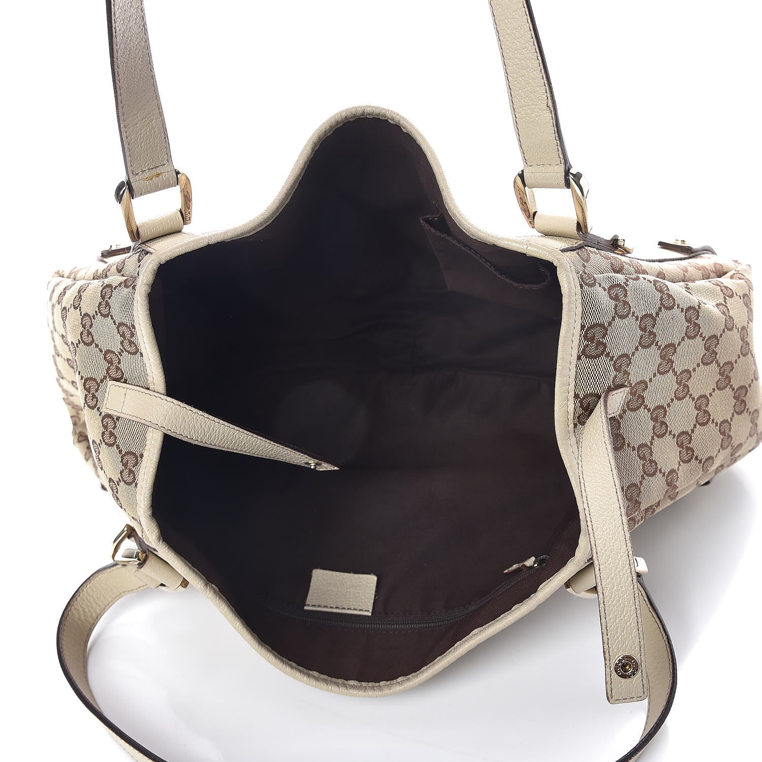 Gucci Monogram Medium Abbey Shoulder Bag Off White 5 of 10