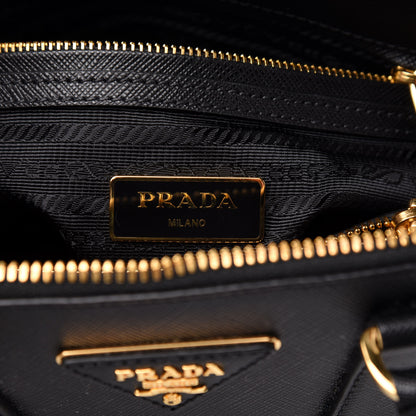 Prada Saffiano Lux Small Promenade Tote Black 8 of 11