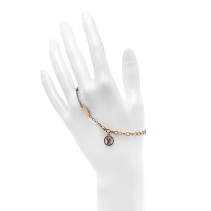 Louis Vuitton Logomania Bracelet Silver Gold 2 of 5
