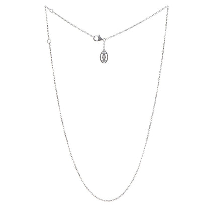 Cartier 18K White Gold Chain Necklace 3 of 6