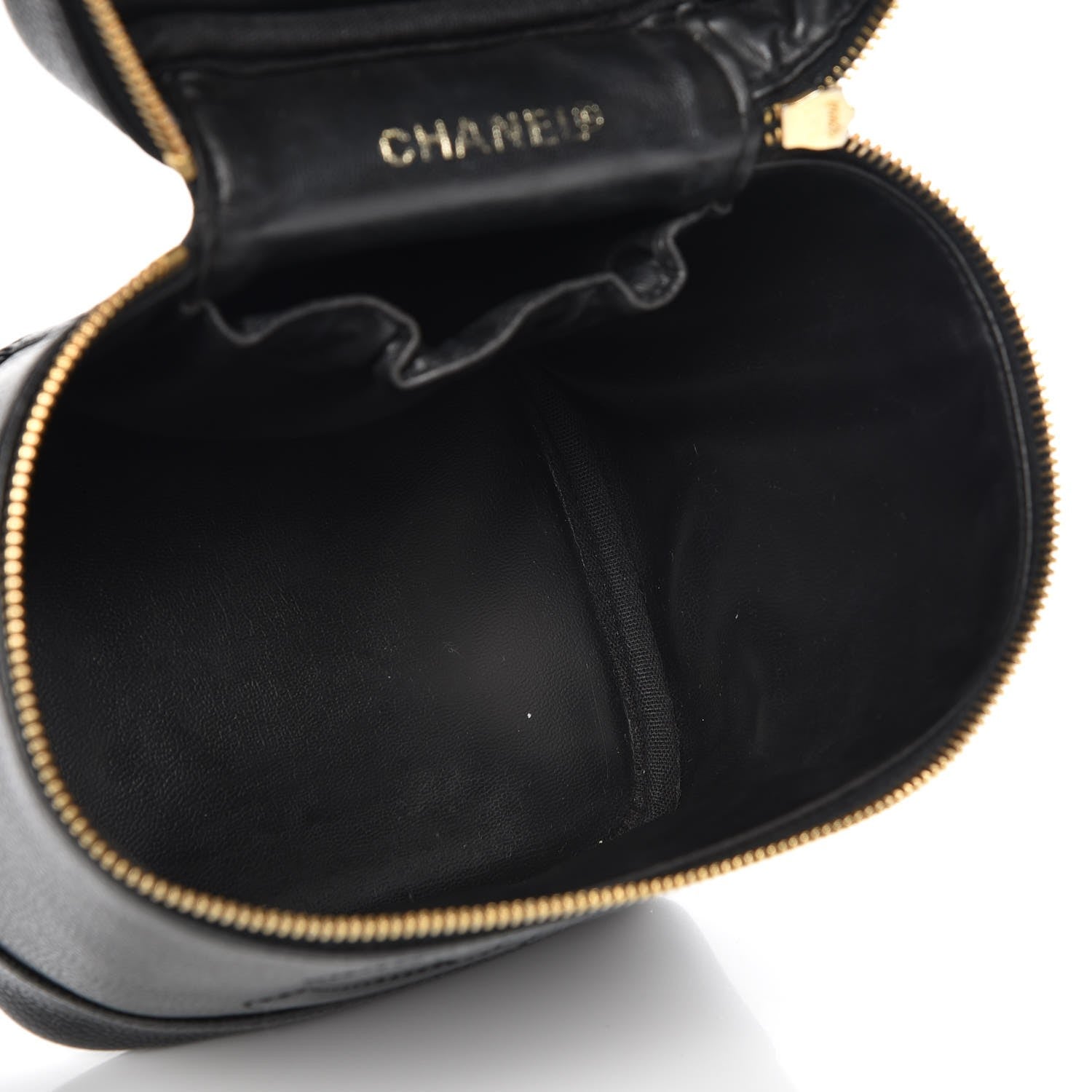 Chanel Caviar Cosmetic Vanity Bag Black 7 of 8