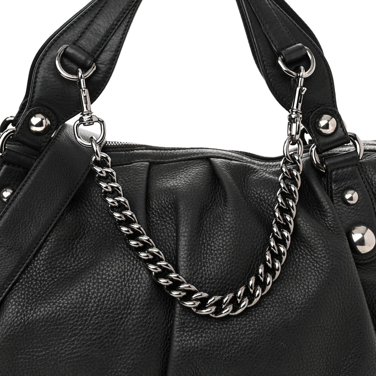 Calfskin Medium Icon Bit Boston Black