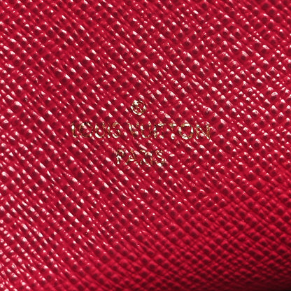 Louis Vuitton Monogram Felicie Chain Wallet Zippered Insert Fuchsia 6 of 7