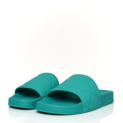 Bottega Veneta Rubber The Slider Sandals 37 Neptune 1 of 11