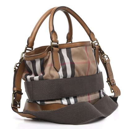 Burberry House Check Medium Brecon Tote Brown 3 of 14