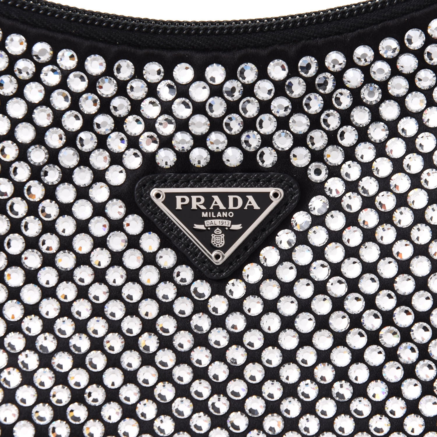 Prada Satin Crystal Mini Re-Edition 2000 Bag Cristal 8 of 11