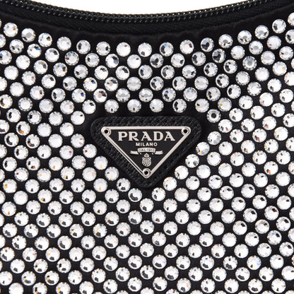 Prada Satin Crystal Mini Re-Edition 2000 Bag Cristal 8 of 11