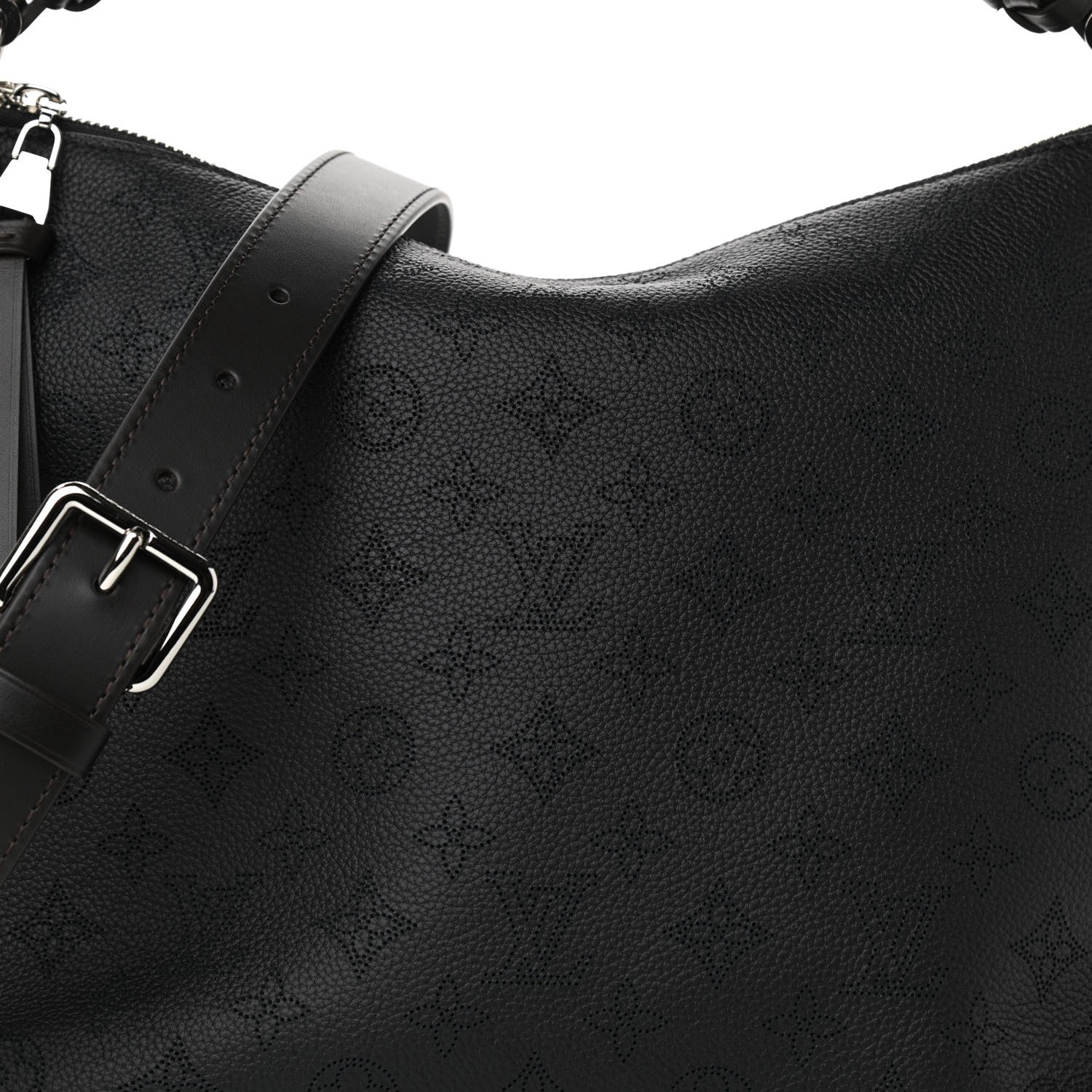 Louis Vuitton Mahina Beaubourg Hobo MM Black 7 of 10