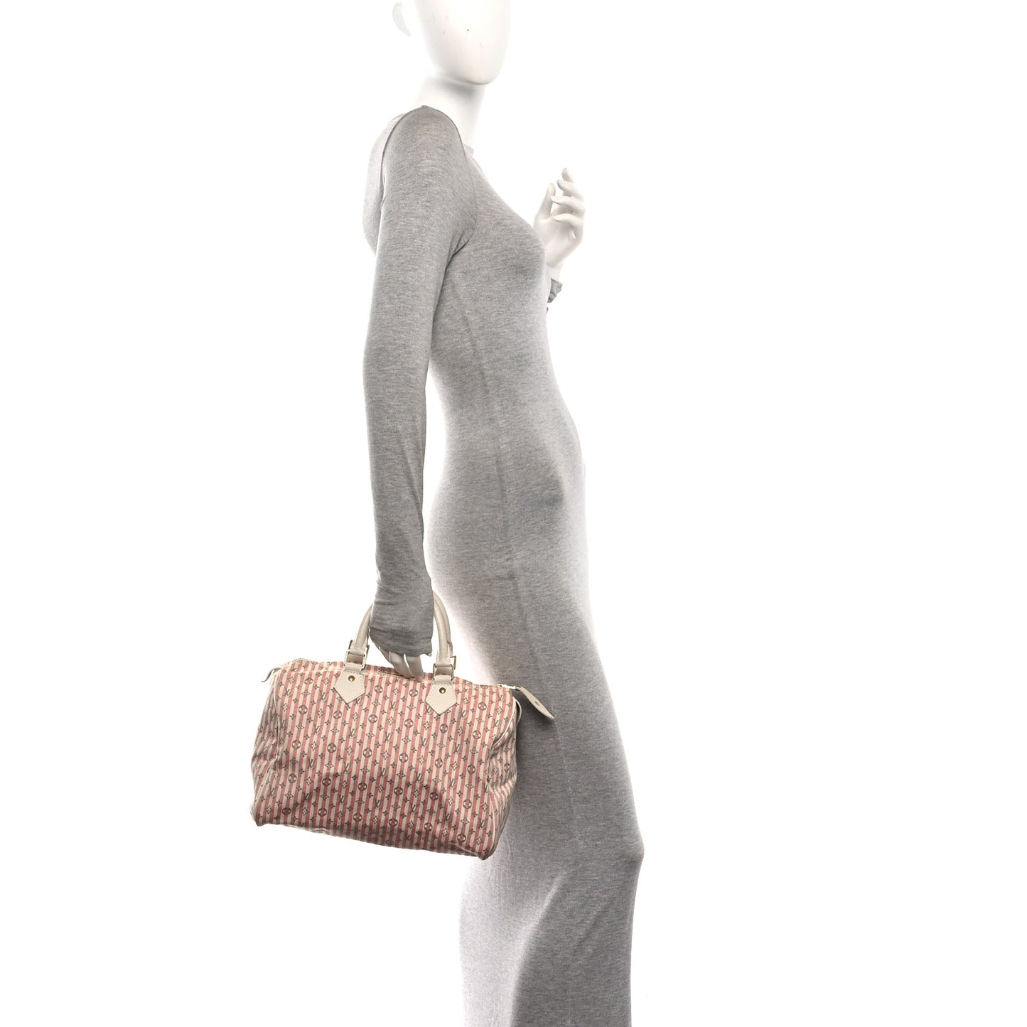Mini Lin Croisette Speedy 30 Rouge