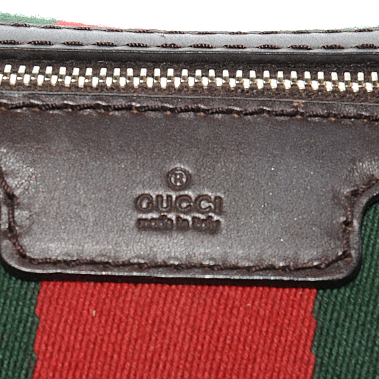 Gucci Monogram Selleria Calfskin Vintage Web Medium Boston Beige Ebony Cocoa 9 of 9