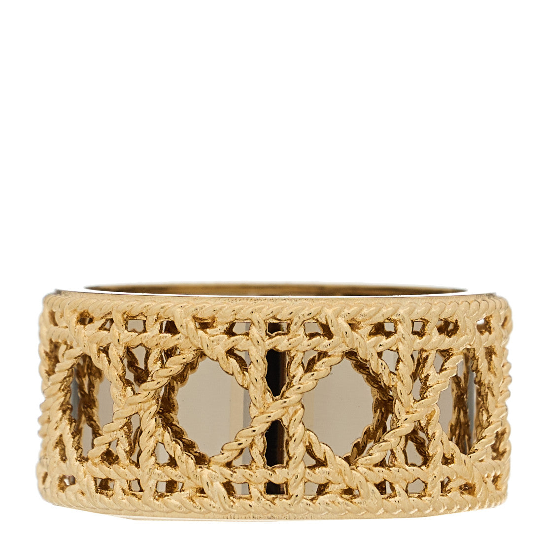 Christian Dior 18K Yellow White Gold My Dior Ring 49 5 3 of 5