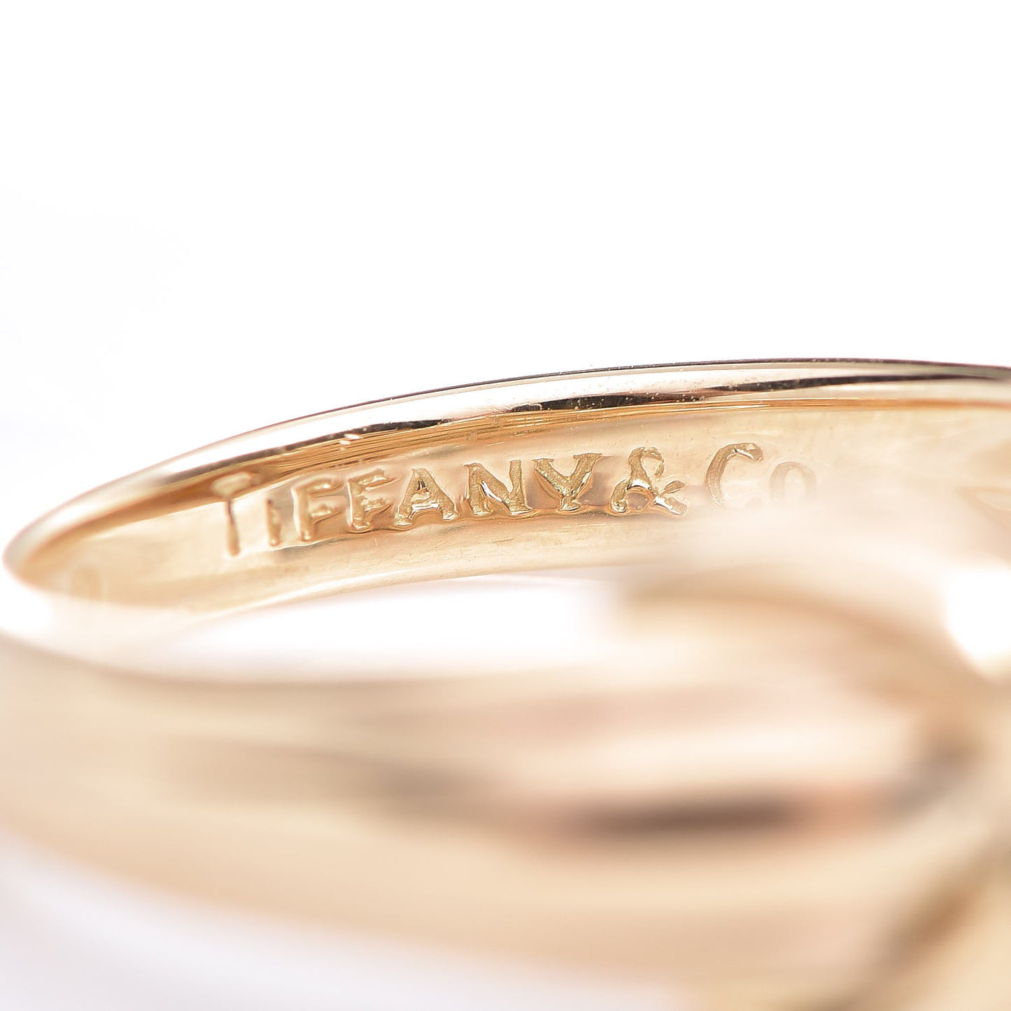 18K Yellow Gold Signature X Ring 50 5.5