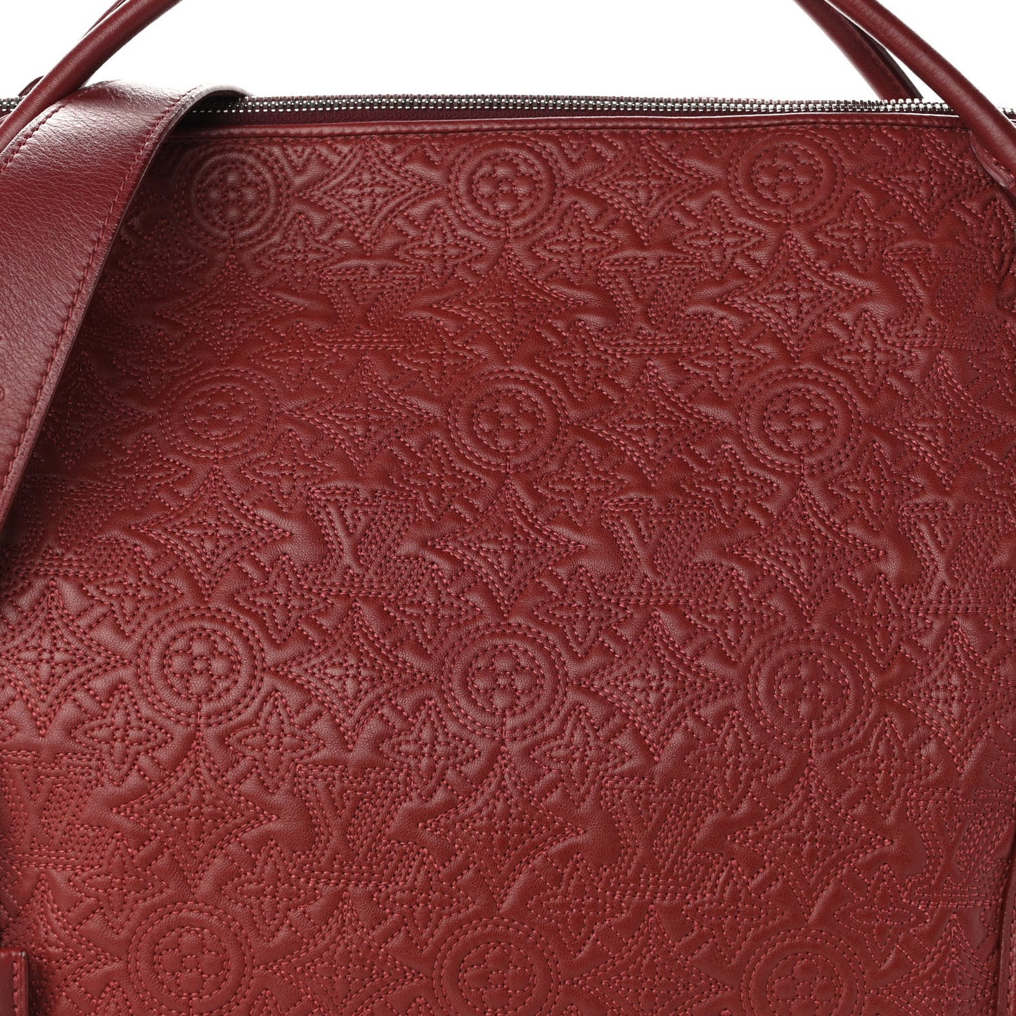 Monogram Lambskin Antheia Ixia MM Fuchsia