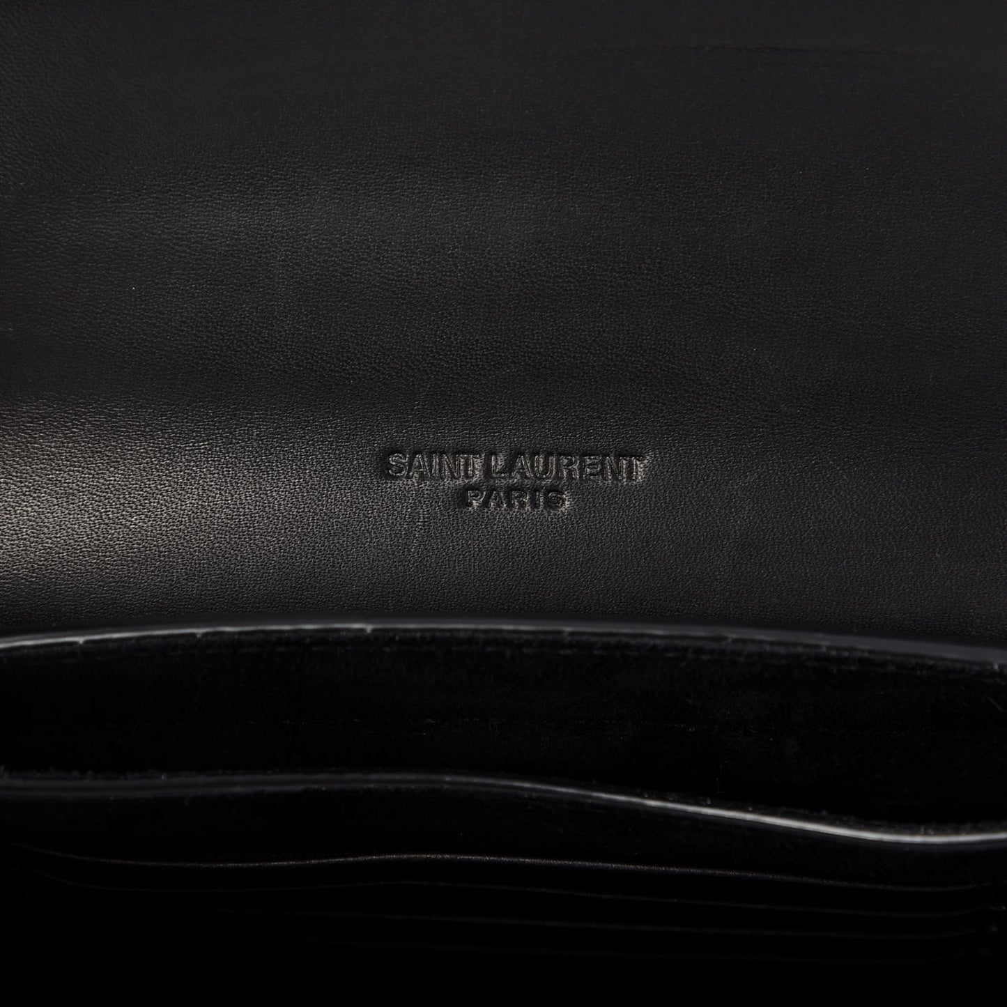 Smooth Calfskin Mini Classic Monogram Kaia Satchel Black