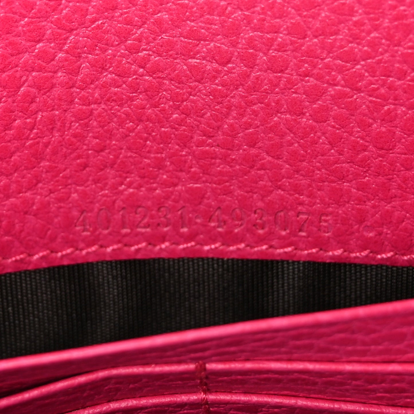 Dollar Calfskin Crystal Mini Dionysus Chain Wallet Box Pink